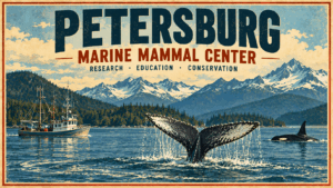 Petersburg Marine Mammal Center Vintage Poster