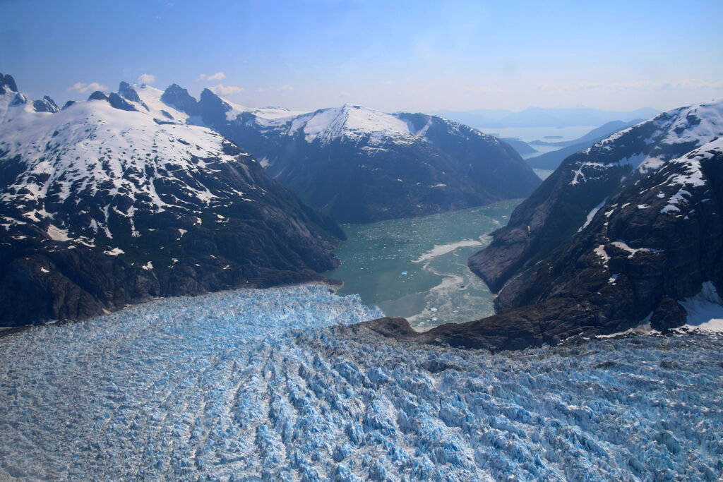 Aerial Photo of the LeConte Glacier