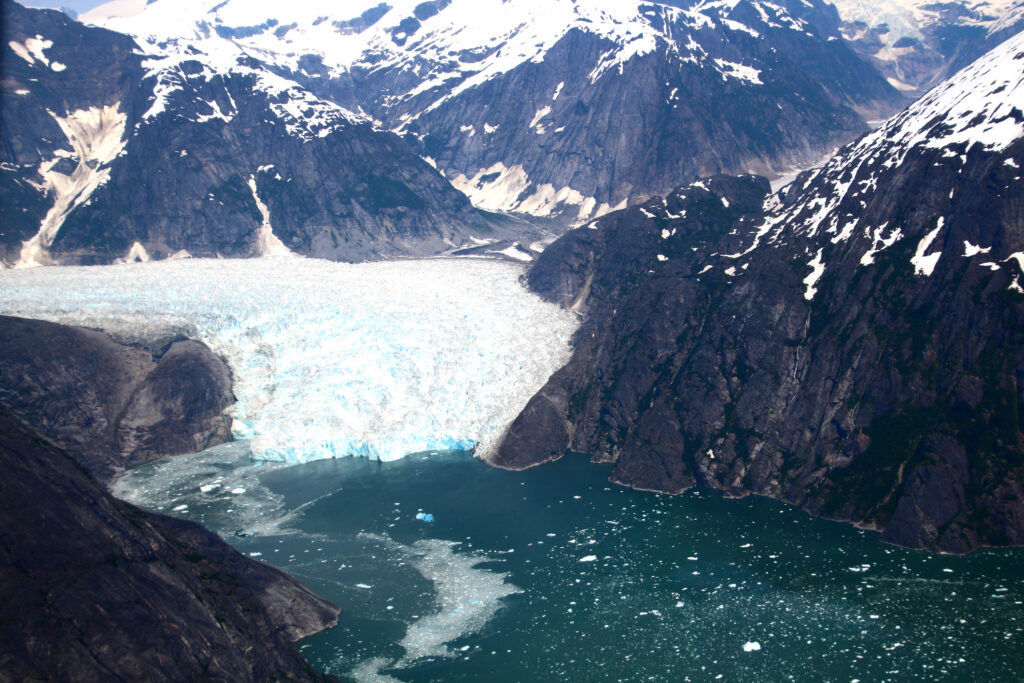 Aerial Photo of the LeConte Glacier